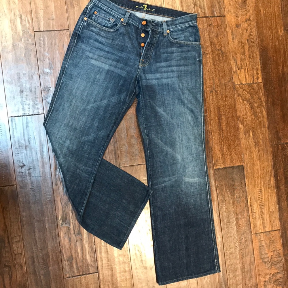 Mens 7 for all Mankind  “A” pocket jeans size 32